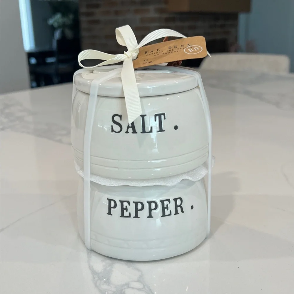 Rae Dunn..SALT. & PEPPER.